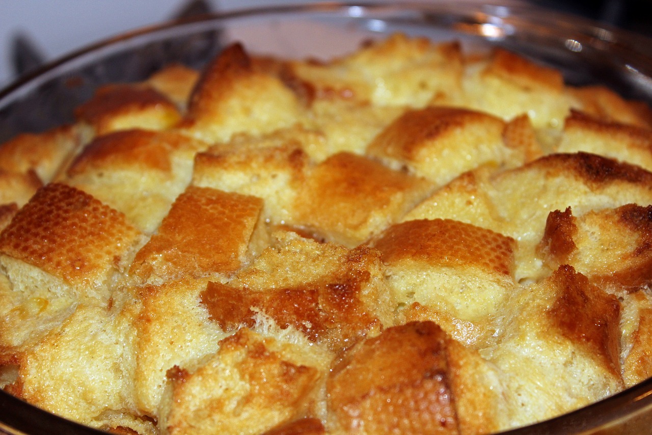 leftover Bread pudding